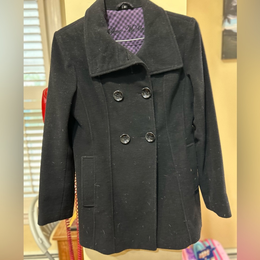 Black Peacoat Size Small